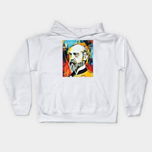 George Meade Abstract Portrait | George Meade Artwork Kids Hoodie